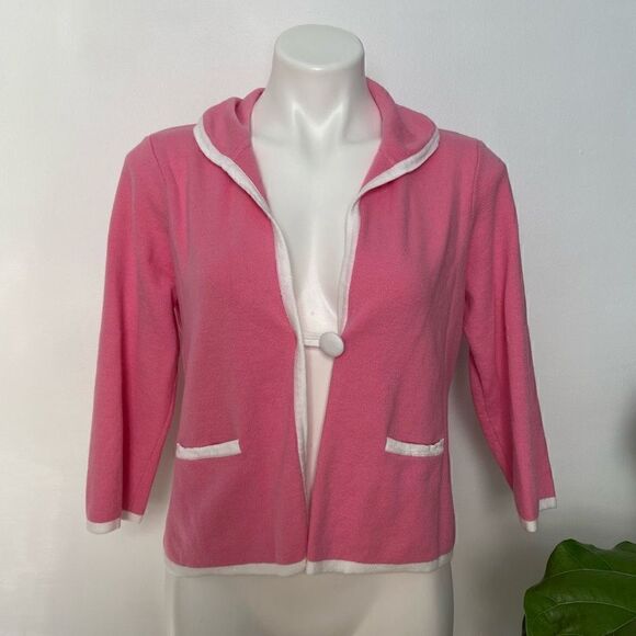 Liz Claiborne 90s y2k Chanel look Cardigan - Picture 5 of 6